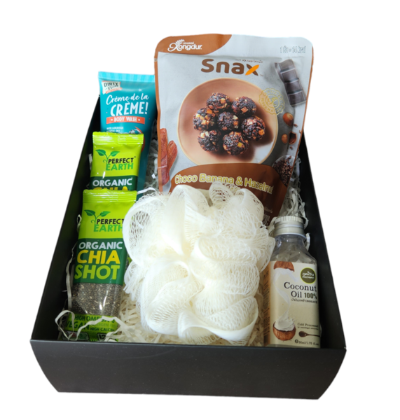Healthy snack, gift box